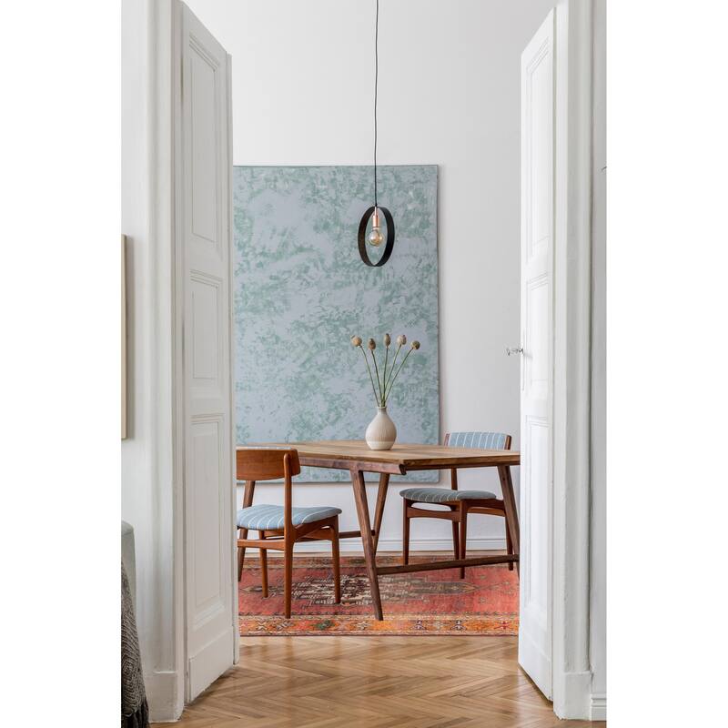 ECARPETGALLERY Hand-knotted Andelz Dark Copper Wool Rug - 3'8 x 8'5