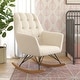 preview thumbnail 3 of 10, Little Seeds Raven Upholstered Rocker, Nursery Furniture