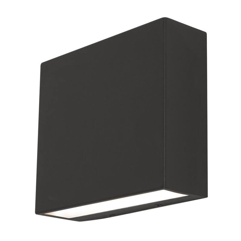 AFX DKTW0807LAJUD Dakota 7" Tall LED Outdoor Wall Sconce - Black