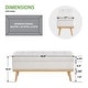 preview thumbnail 115 of 134, Carson Carrington Sastamala Mid-century Storage Bench