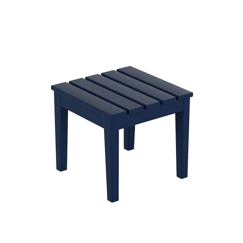 Polytrends Laguna Outdoor Patio 4-Piece Garden Chair and Porch Bench Conversation Set