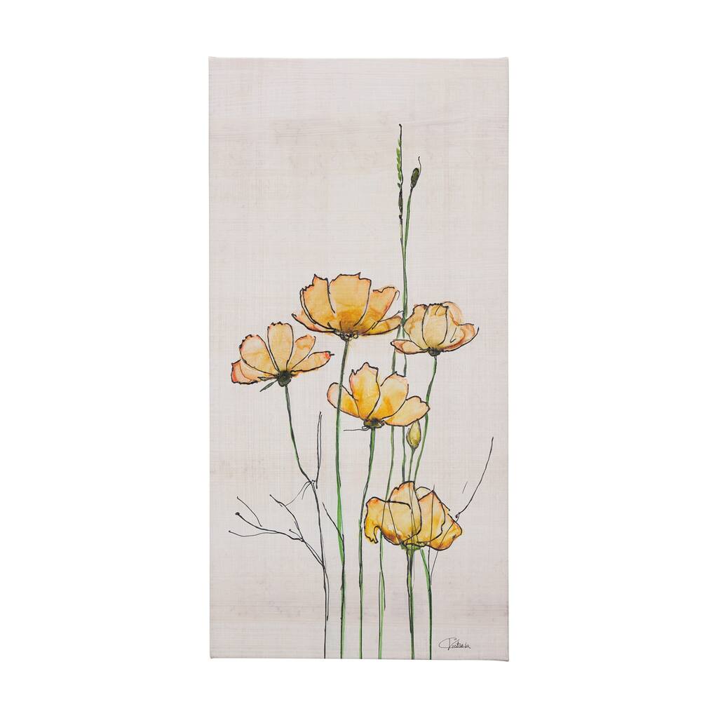 Meadow Flowers III (30 x 60) Canvas Art Print