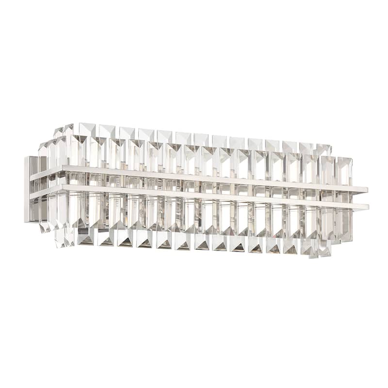 Hayes 4 Light Polished Nickel Bathroom Vanity