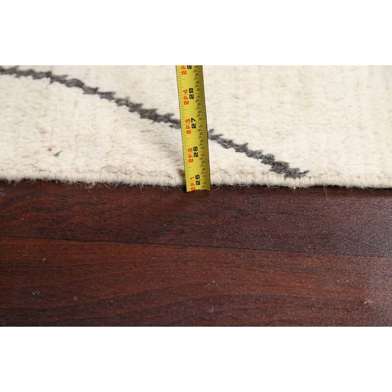 Vegetable Dye Moroccan Berber Oriental Area Rug Handmade Wool Carpet - 5'9" x 9'3"