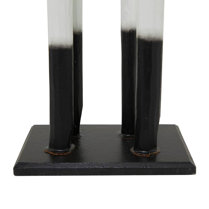 Vibrant Handmade Safari Animal Sculpture Collection - Wood or Metal Elephant & Giraffe for Indoor & Outdoor Decor