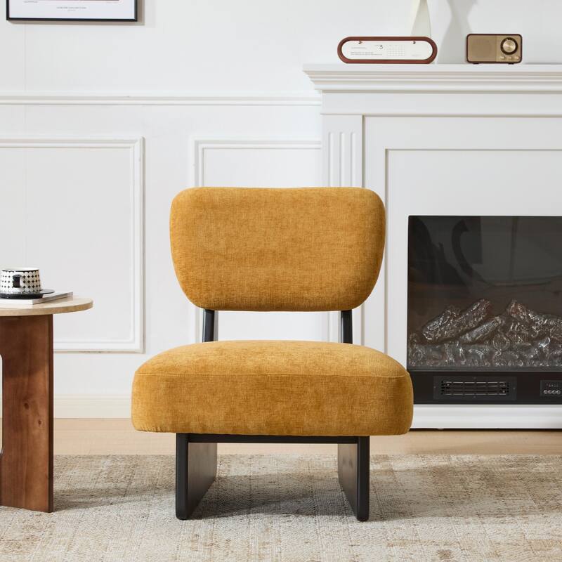Minimalist Accent Chairs Set - Wood Frame