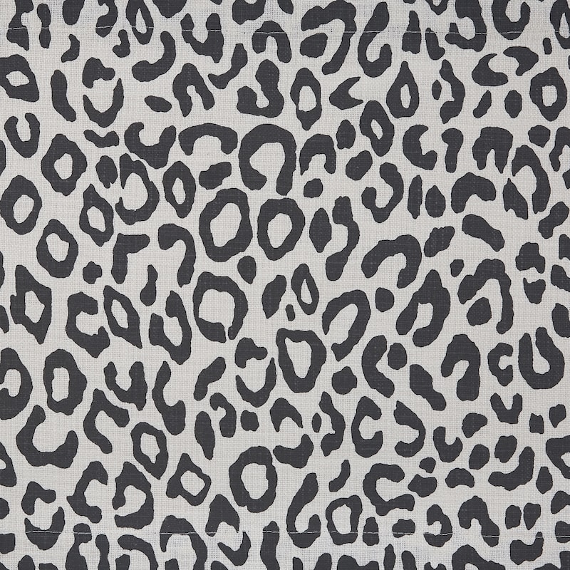 Split P Black Safari Leopard Print Placemat Set of 4 - 13" x 19"