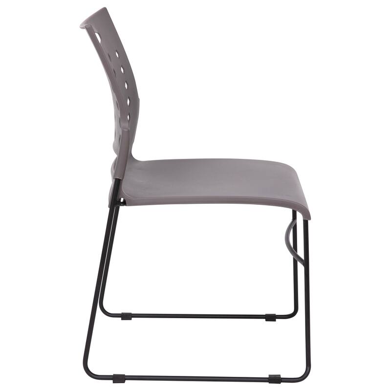 881 lb. Capacity Sled Base Stack Chair with Carry Handle and Air-Vent Back