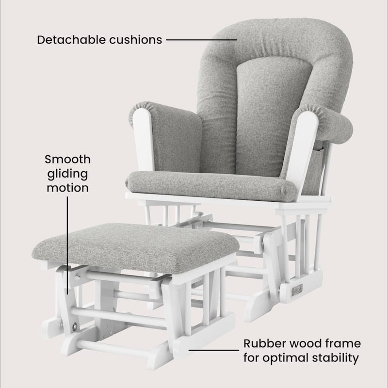 Child Craft Tranquil Glider Rocker and Ottoman Set