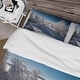 preview thumbnail 4 of 3, Designart 'Sunshine Through Snowy Winterlandscape I' Cabin & Lodge Duvet Cover Set