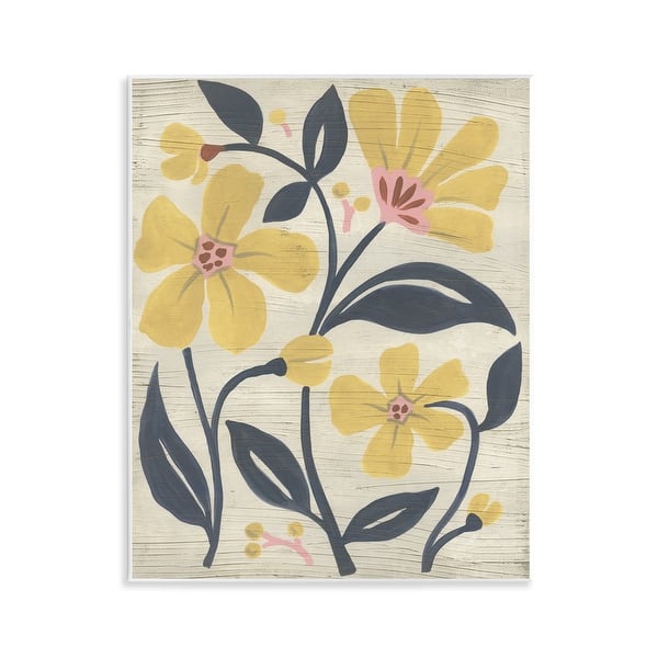 slide 2 of 7, Stupell Curved Bungalow Flowers Wall Plaque Art Design By June Erica Vess 11 x 14