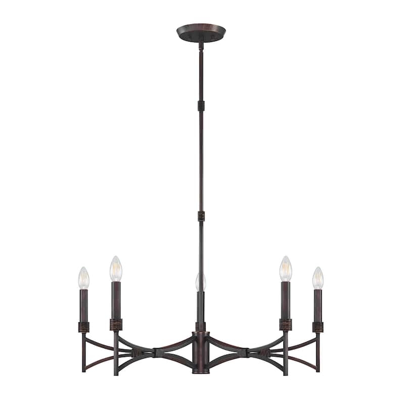 Savoy House 1-8167-5 Gardner 5 Light 30" Wide Taper Candle Style