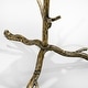 preview thumbnail 18 of 16, 247 Shop At Home Lalia Modern Hammered Metal Tree Branch Side Table