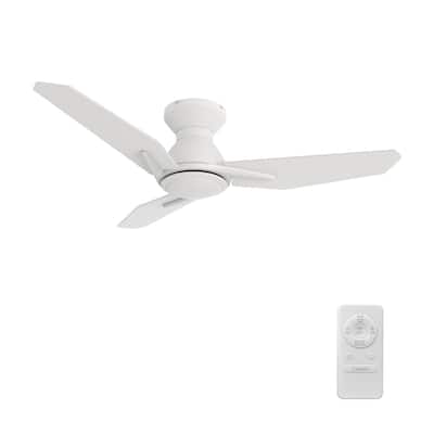CARRO Liverpool 44" 3-Blade Ceiling Fan with Remote and Quiet DC Motor-No Light