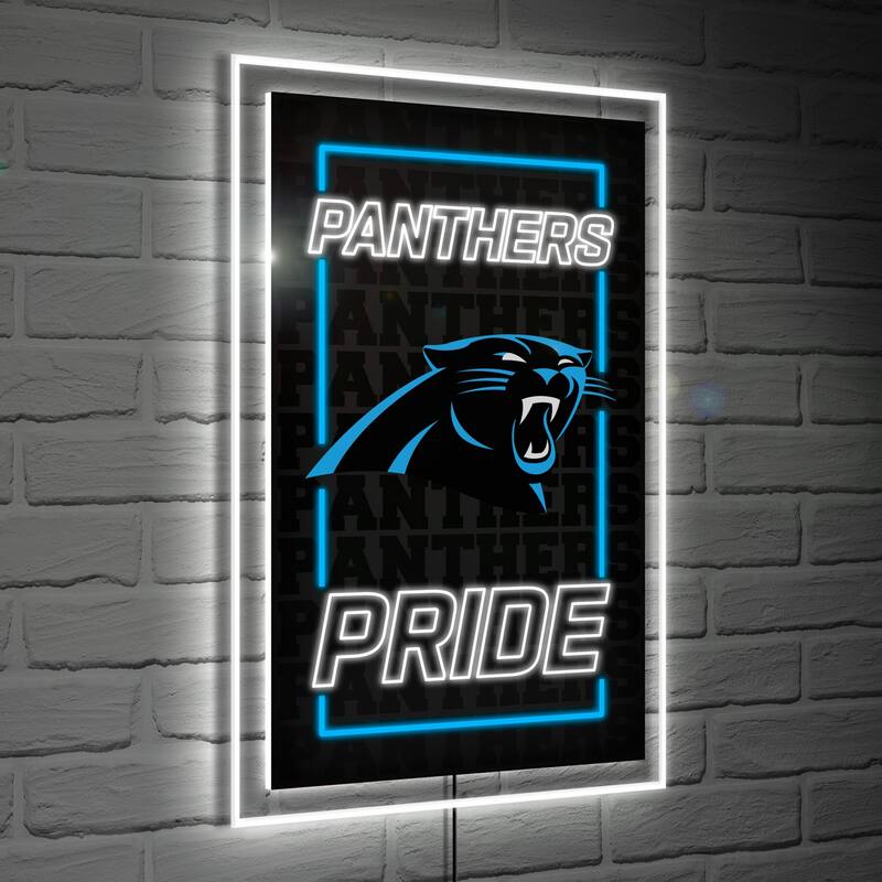 Carolina Panthers LED Lighted Sign