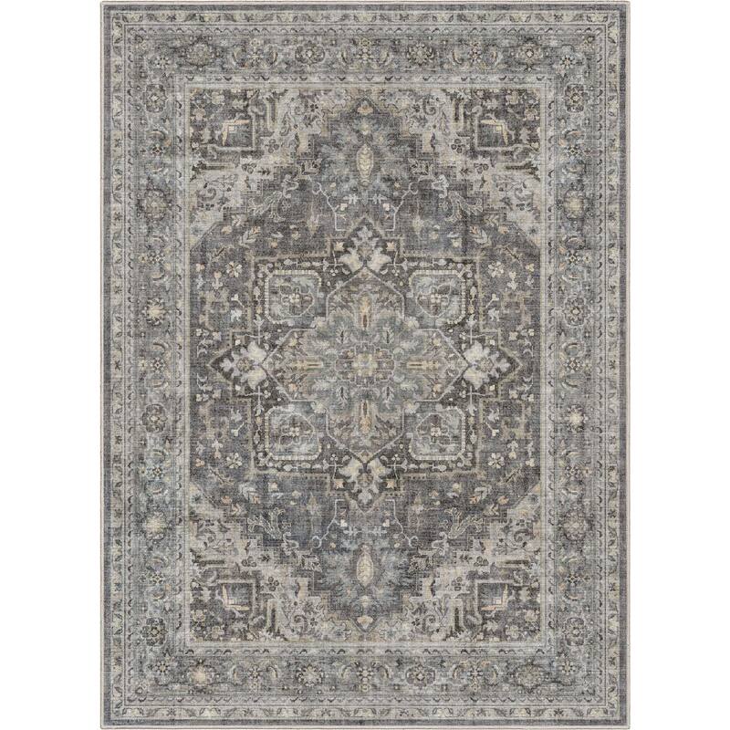 Well Woven Apollo Tirana Medallion Flat-Weave Area Rug