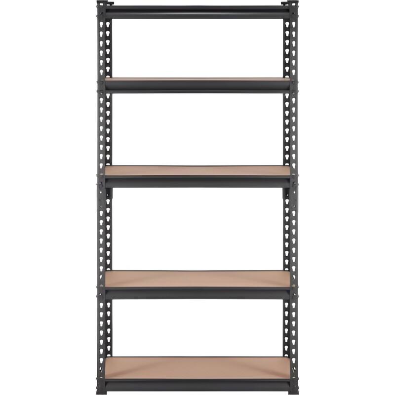 Adjustable Metal Storage Shelves 5 Tier Heavy Duty Utility Rack for Garage and Kitchen