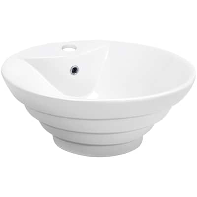 Karran USA VC-402 Valera 18-7/8" Circular Vitreous China Vessel