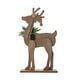 preview thumbnail 8 of 7, Glitzhome 36"H Chunky Wood Reindeer Porch Decor