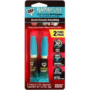.1Oz - Dap Rapid Fuse All Purpose Glue Twin Pack