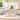 Round Tempered Glass Coffee Table with Wood Base