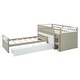 preview thumbnail 5 of 40, Space-Saving Design Twin Size Low Height Loft Bed and Platform Bed Sets, Kids Storage Bed Frame with 7 Drawers and Guardrails