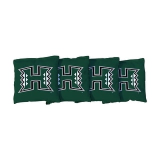 Hawaii Manoa Rainbow Warriors Green Cornhole Bags