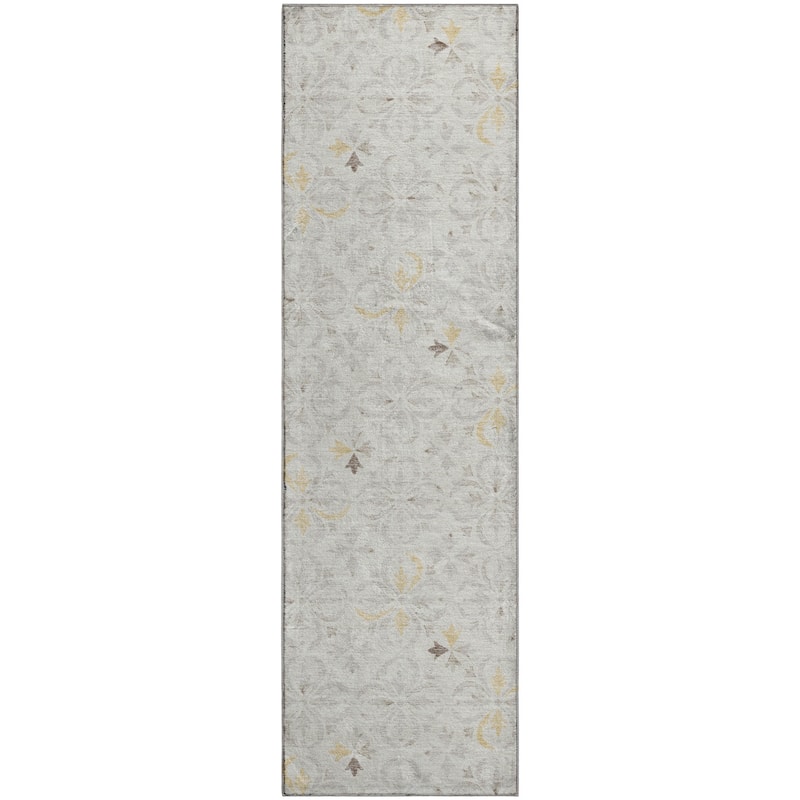 Premium Washable Super Soft Transitional Medallions Mayfield Rug