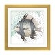 preview thumbnail 11 of 18, iCanvas "Coastal Fish I" by Patricia Pinto Gold - 16x16x1