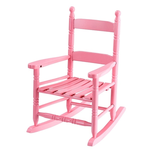 pink rocking chair for child