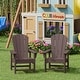 preview thumbnail 45 of 193, Laguna Kids Outdoor Poly Adirondack Chair (Set of 2) - N/A