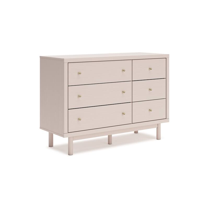 Signature Design by Ashley Wistenpine Beige Dresser and Mirror