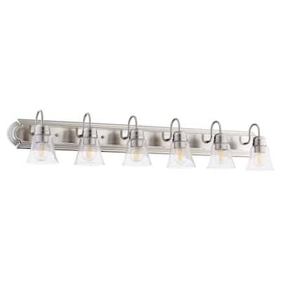 Quorum International 6 Light 48" Wide Bathroom Vanity Light
