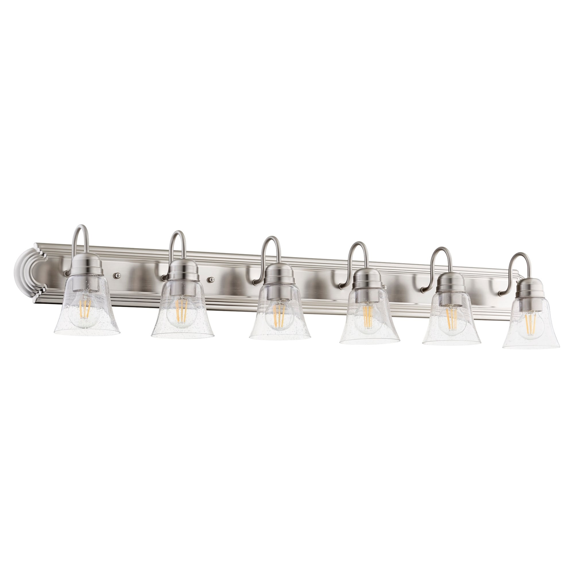 Quorum International 6 Light 48" Wide Bathroom Vanity Light