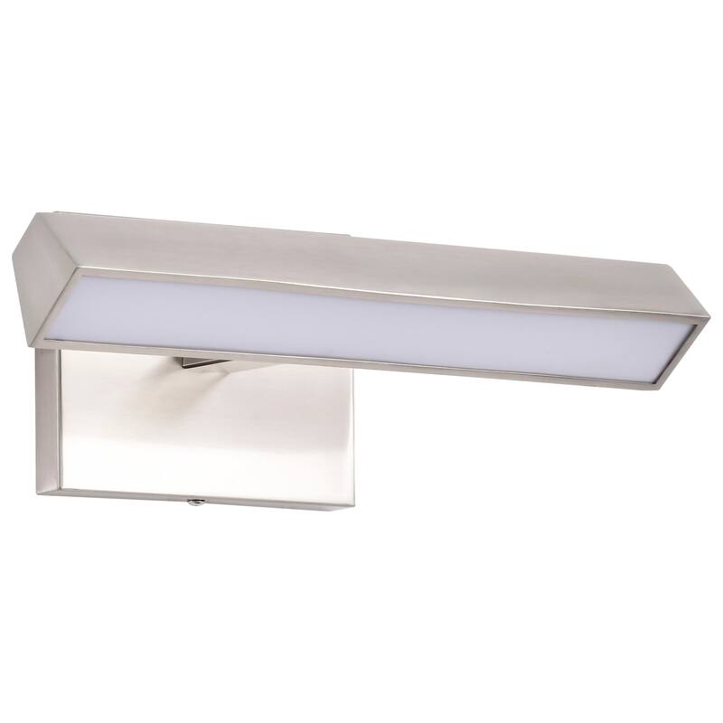Mila 1 Foot LED Picture Light 3 CCT Selectable Brushed Nickel Finish Acrylic Lens - Brushed Nickel