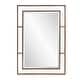 preview thumbnail 2 of 6, Allan Andrews Gavin Metal Framed Wall and Accent Mirror - 33H x 23W x 1D