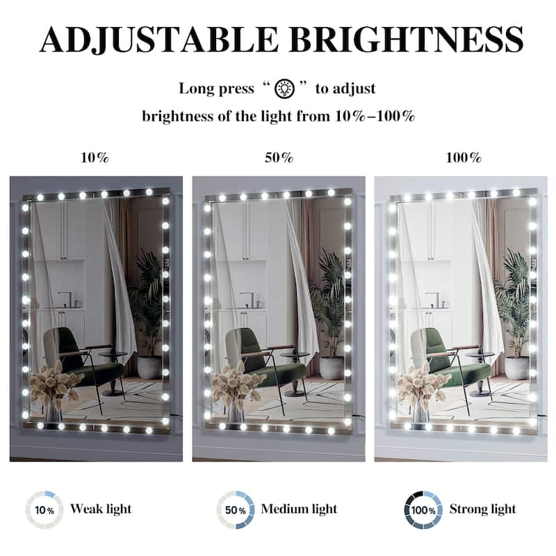 Hollywood LED Full Body Mirror with Lights