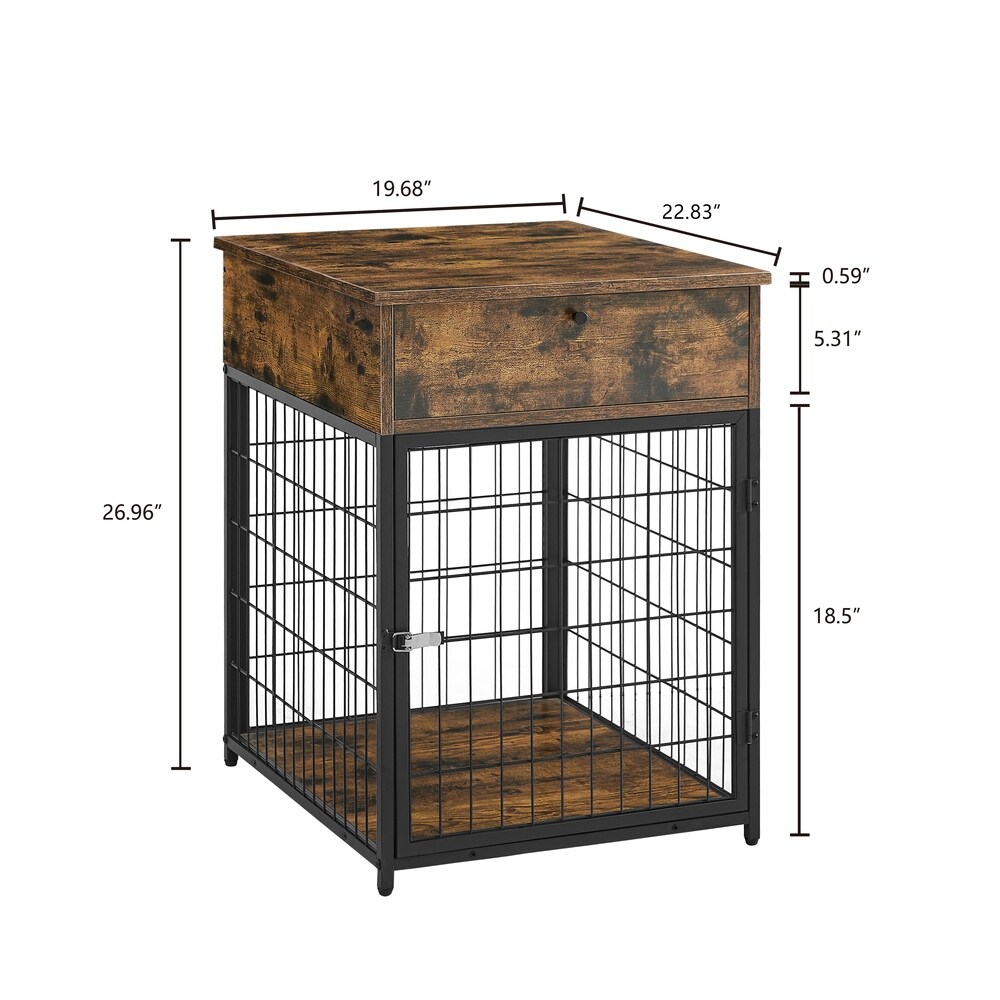 Console dog crate sale