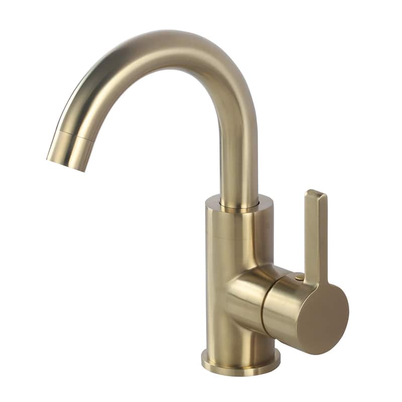 Modern Single Handle Swivel Spout Sink Faucet for Bathroom