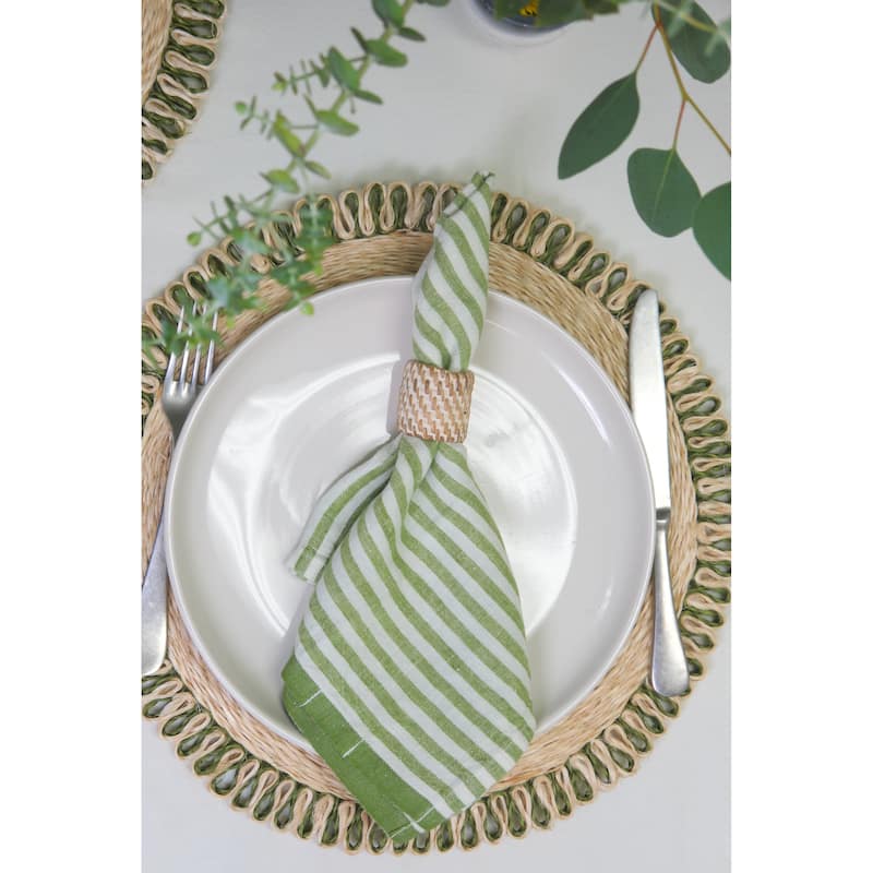 Caravan Ticking Stripe Napkins - Set of 4