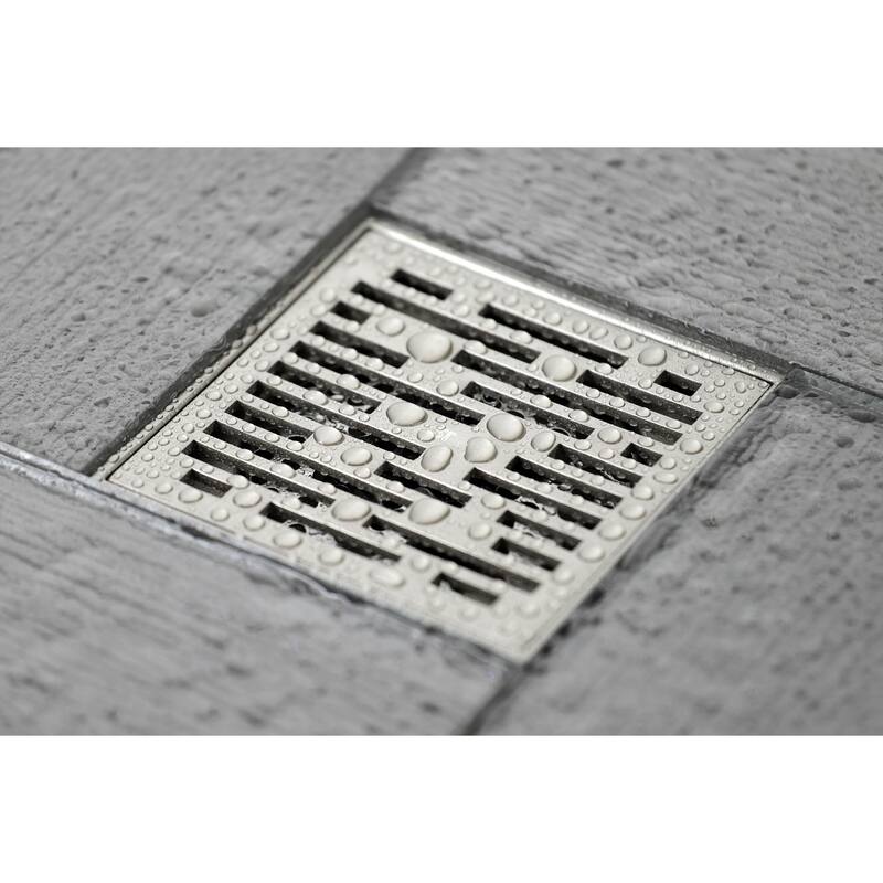 Watercourse Transit 4" Square Grid Shower Drain