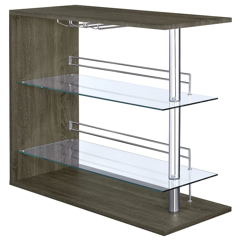 Prescott Contemporary Rectangular Home Bar Table