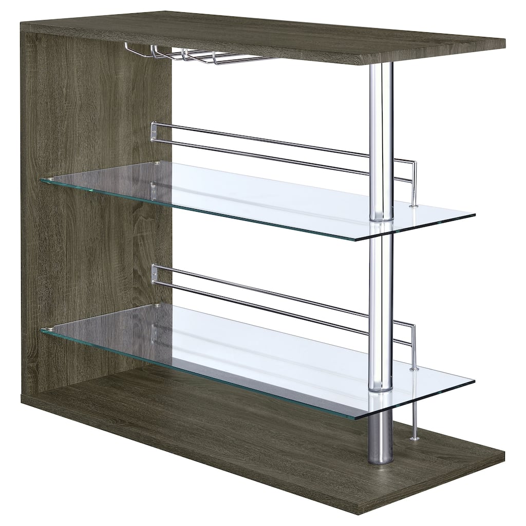 Prescott Contemporary Rectangular Home Bar Table