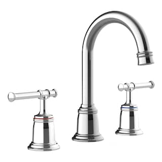 Bathroom Faucets, Classical 8 inch Bathroom Faucet with Pop Up Drain and Lead-Free Hose - 1.6x1.6x10in