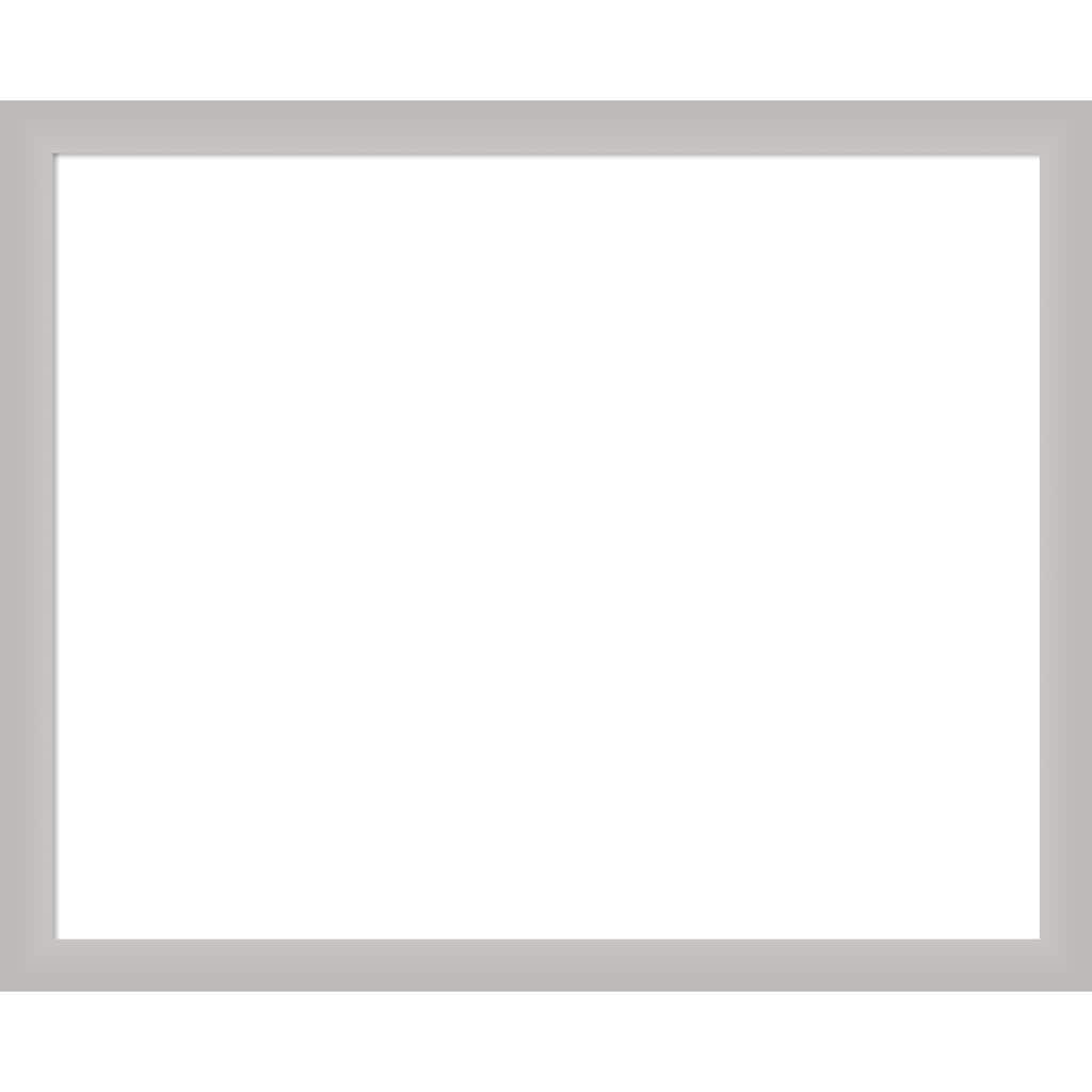 Amanti Art Low Luster Silver Framed Dry Erase Magnetic Board