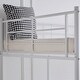preview thumbnail 42 of 43, Twin Size Metal Loft Bed With Safety Guardrails & 2 Built-In Ladders, Loft Bunk Bed Frame For Teens Juniors Adults