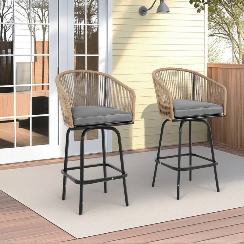 Outdoor Bar Stools Set Of 2 (Excluding the table)