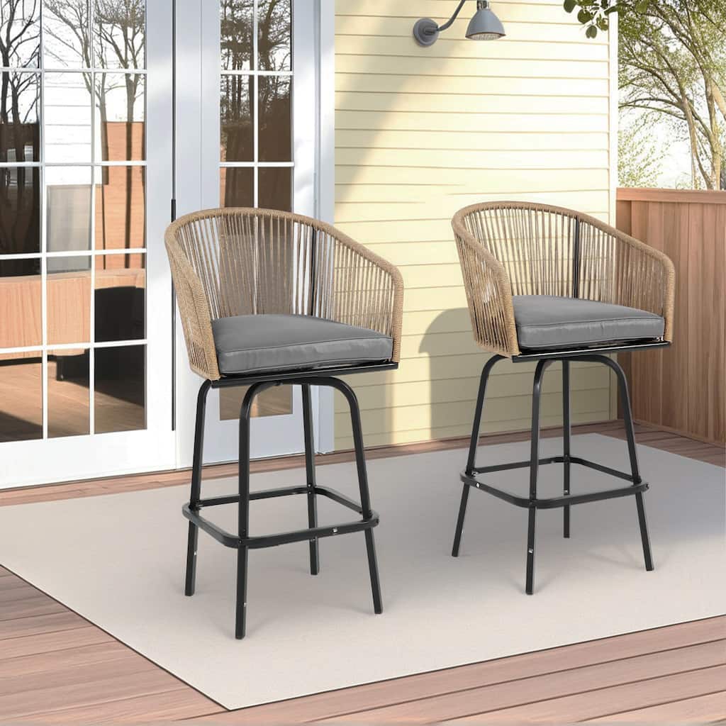 Outdoor Bar Stools Set Of 2