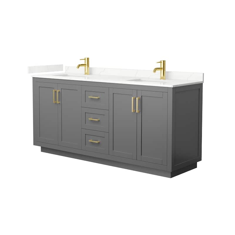 Wyndham Collection WCF292972D-QTZ-UNSMXX Miranda 72" Free Standing