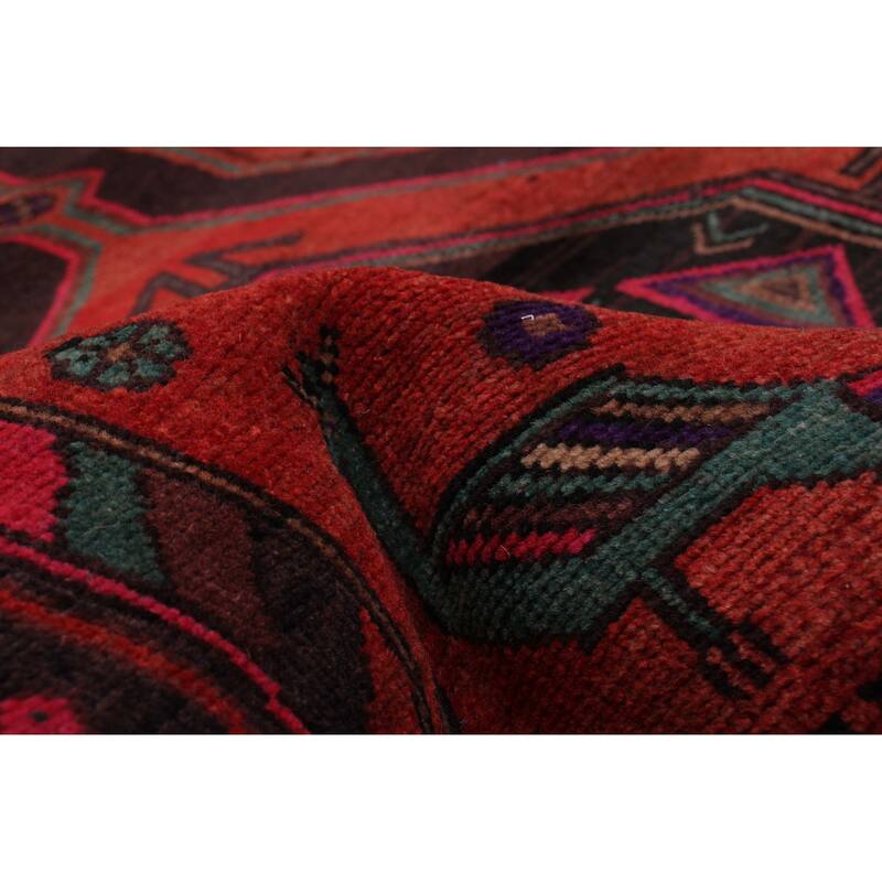 ECARPETGALLERY Hand-knotted Konya Anatolian Red Wool Rug - 4'3 x 10'2
